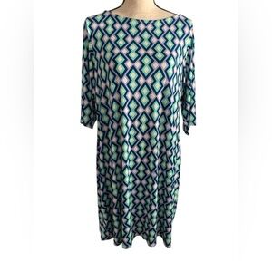 Women’s Nordstrom’s Leota shift dress XL stretchy travel dress work dress